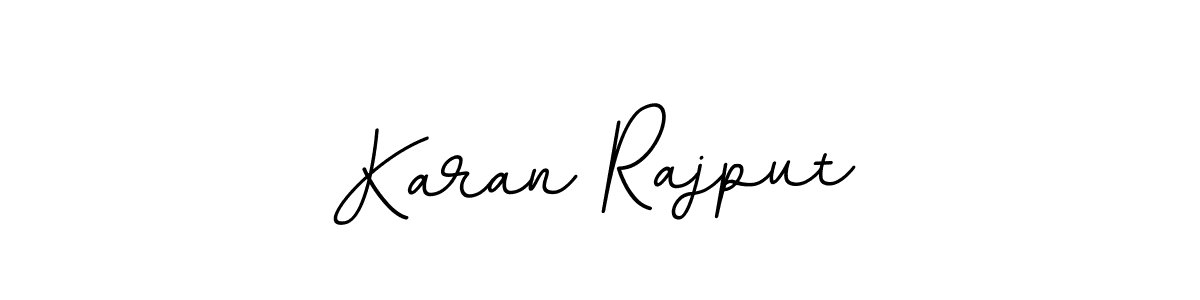 How to make Karan Rajput name signature. Use BallpointsItalic-DORy9 style for creating short signs online. This is the latest handwritten sign. Karan Rajput signature style 11 images and pictures png