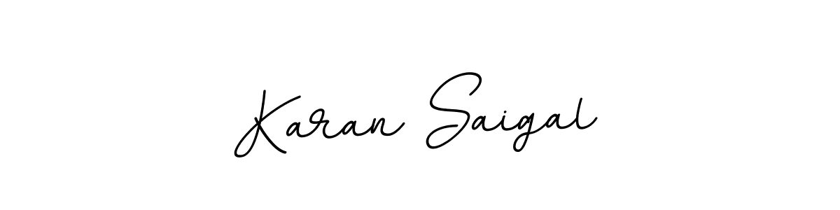 This is the best signature style for the Karan Saigal name. Also you like these signature font (BallpointsItalic-DORy9). Mix name signature. Karan Saigal signature style 11 images and pictures png