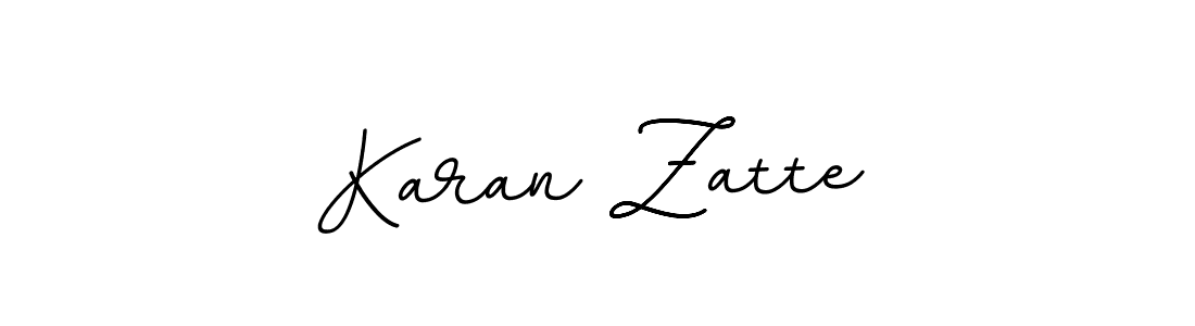 The best way (BallpointsItalic-DORy9) to make a short signature is to pick only two or three words in your name. The name Karan Zatte include a total of six letters. For converting this name. Karan Zatte signature style 11 images and pictures png