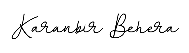 Get inspired by this graceful BallpointsItalic-DORy9 signature style for name Karanbir Behera. Smooth loops and balanced proportions for everyday use. Karanbir Behera signature style 11 images and pictures png
