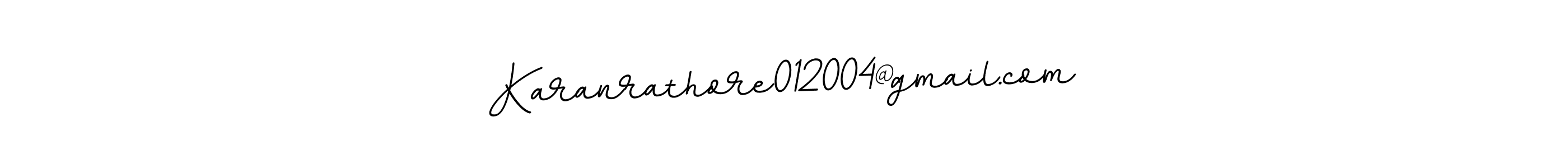 Use a signature maker to create a handwritten signature online. With this signature software, you can design (BallpointsItalic-DORy9) your own signature for name Karanrathore012004@gmail.com. Karanrathore012004@gmail.com signature style 11 images and pictures png