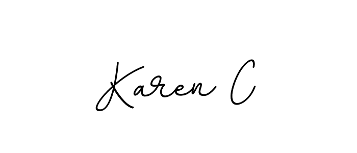 Also we have Karen C name is the best signature style. Create professional handwritten signature collection using BallpointsItalic-DORy9 autograph style. Karen C signature style 11 images and pictures png