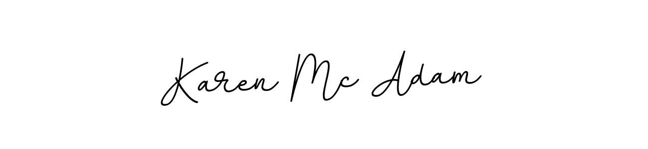 The best way (BallpointsItalic-DORy9) to make a short signature is to pick only two or three words in your name. The name Karen Mc Adam include a total of six letters. For converting this name. Karen Mc Adam signature style 11 images and pictures png