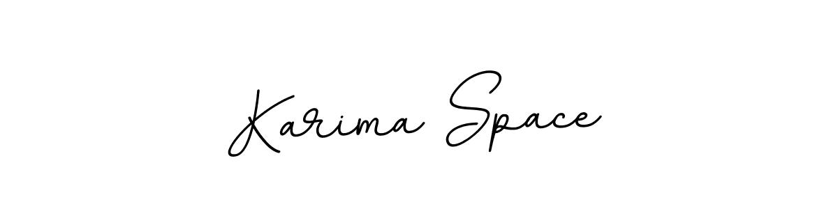 Design your own signature with our free online signature maker. With this signature software, you can create a handwritten (BallpointsItalic-DORy9) signature for name Karima Space. Karima Space signature style 11 images and pictures png