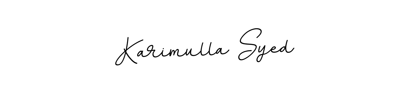 Make a beautiful signature design for name Karimulla Syed. With this signature (BallpointsItalic-DORy9) style, you can create a handwritten signature for free. Karimulla Syed signature style 11 images and pictures png