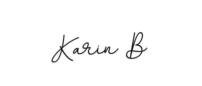 Check out images of Autograph of Karin B name. Actor Karin B Signature Style. BallpointsItalic-DORy9 is a professional sign style online. Karin B signature style 11 images and pictures png