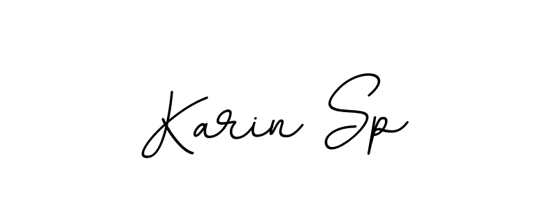 You should practise on your own different ways (BallpointsItalic-DORy9) to write your name (Karin Sp) in signature. don't let someone else do it for you. Karin Sp signature style 11 images and pictures png