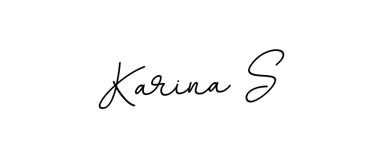 Also You can easily find your signature by using the search form. We will create Karina S name handwritten signature images for you free of cost using BallpointsItalic-DORy9 sign style. Karina S signature style 11 images and pictures png