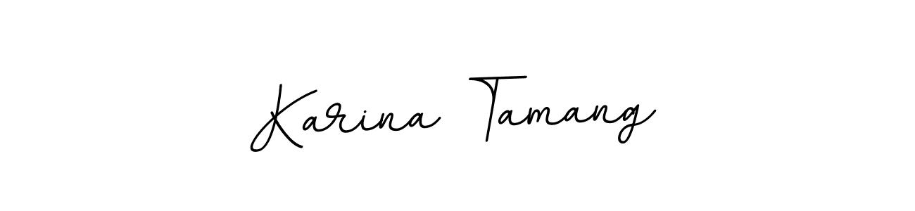 This is the best signature style for the Karina Tamang name. Also you like these signature font (BallpointsItalic-DORy9). Mix name signature. Karina Tamang signature style 11 images and pictures png