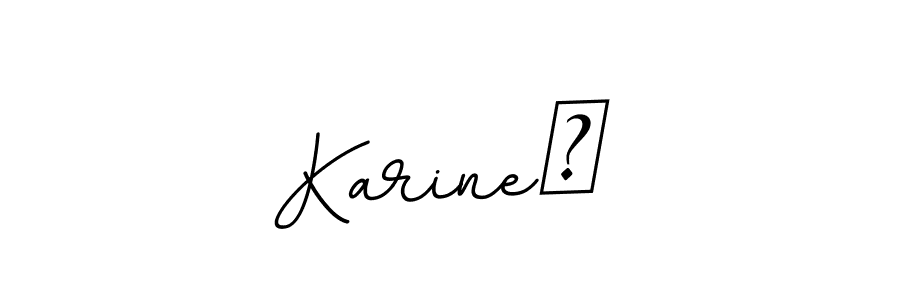 Also You can easily find your signature by using the search form. We will create Karine♡ name handwritten signature images for you free of cost using BallpointsItalic-DORy9 sign style. Karine♡ signature style 11 images and pictures png