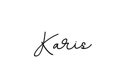 Make a beautiful signature design for name Karis. With this signature (BallpointsItalic-DORy9) style, you can create a handwritten signature for free. Karis signature style 11 images and pictures png