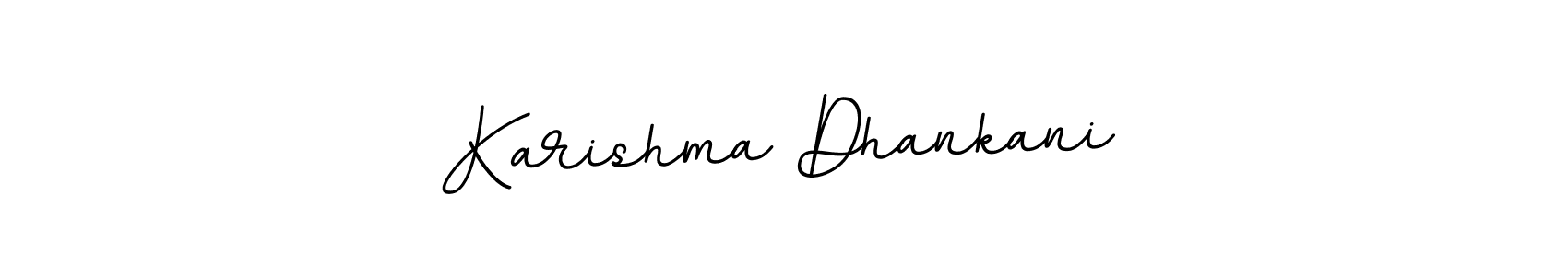 Karishma Dhankani stylish signature style. Best Handwritten Sign (BallpointsItalic-DORy9) for my name. Handwritten Signature Collection Ideas for my name Karishma Dhankani. Karishma Dhankani signature style 11 images and pictures png