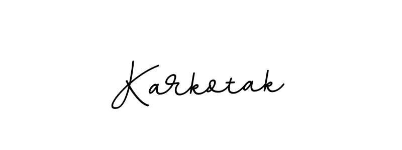 Create a beautiful signature design for name Karkotak. With this signature (BallpointsItalic-DORy9) fonts, you can make a handwritten signature for free. Karkotak signature style 11 images and pictures png