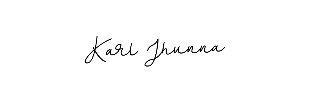 You should practise on your own different ways (BallpointsItalic-DORy9) to write your name (Karl Jhunna) in signature. don't let someone else do it for you. Karl Jhunna signature style 11 images and pictures png