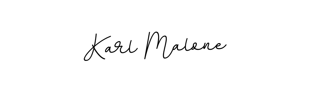 Use a signature maker to create a handwritten signature online. With this signature software, you can design (BallpointsItalic-DORy9) your own signature for name Karl Malone. Karl Malone signature style 11 images and pictures png