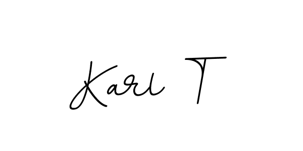 Also we have Karl T name is the best signature style. Create professional handwritten signature collection using BallpointsItalic-DORy9 autograph style. Karl T signature style 11 images and pictures png