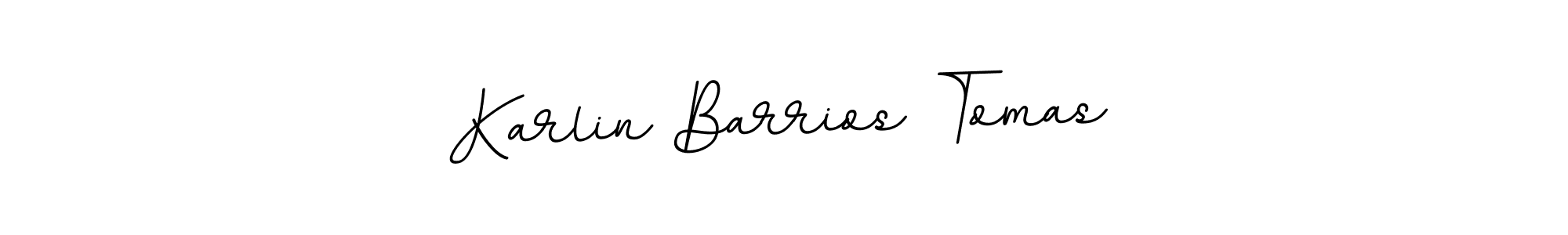 How to make Karlin Barrios Tomas name signature. Use BallpointsItalic-DORy9 style for creating short signs online. This is the latest handwritten sign. Karlin Barrios Tomas signature style 11 images and pictures png