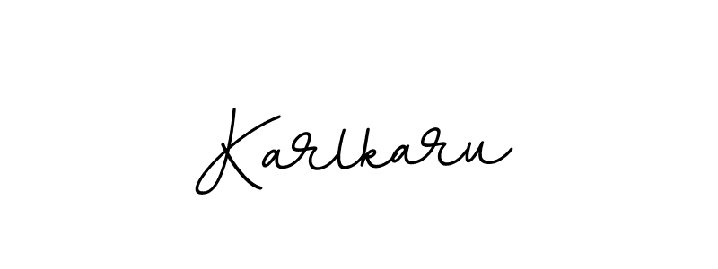 Karlkaru stylish signature style. Best Handwritten Sign (BallpointsItalic-DORy9) for my name. Handwritten Signature Collection Ideas for my name Karlkaru. Karlkaru signature style 11 images and pictures png