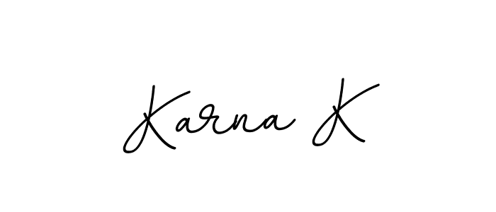 This is the best signature style for the Karna K name. Also you like these signature font (BallpointsItalic-DORy9). Mix name signature. Karna K signature style 11 images and pictures png
