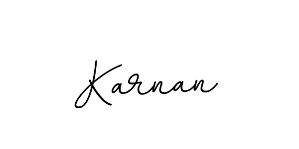 Make a beautiful signature design for name Karnan. With this signature (BallpointsItalic-DORy9) style, you can create a handwritten signature for free. Karnan signature style 11 images and pictures png