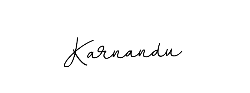 How to Draw Karnandu signature style? BallpointsItalic-DORy9 is a latest design signature styles for name Karnandu. Karnandu signature style 11 images and pictures png
