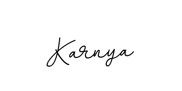This is the best signature style for the Karnya name. Also you like these signature font (BallpointsItalic-DORy9). Mix name signature. Karnya signature style 11 images and pictures png
