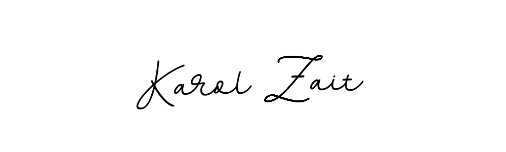 How to make Karol Zait signature? BallpointsItalic-DORy9 is a professional autograph style. Create handwritten signature for Karol Zait name. Karol Zait signature style 11 images and pictures png