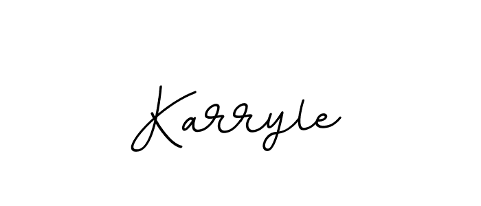 Karryle stylish signature style. Best Handwritten Sign (BallpointsItalic-DORy9) for my name. Handwritten Signature Collection Ideas for my name Karryle. Karryle signature style 11 images and pictures png