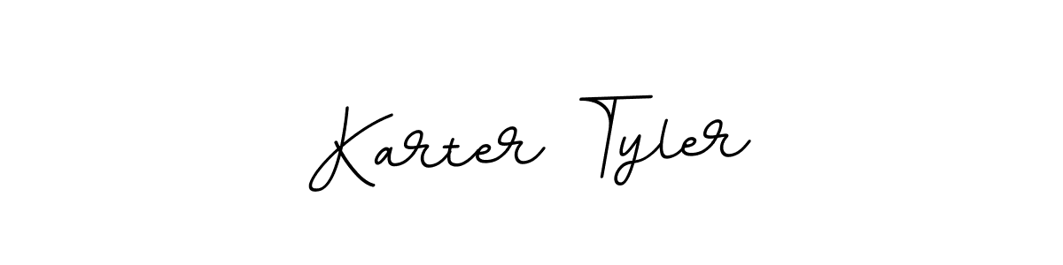 It looks lik you need a new signature style for name Karter Tyler. Design unique handwritten (BallpointsItalic-DORy9) signature with our free signature maker in just a few clicks. Karter Tyler signature style 11 images and pictures png