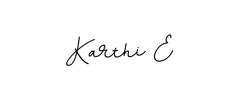 Create a beautiful signature design for name Karthi E. With this signature (BallpointsItalic-DORy9) fonts, you can make a handwritten signature for free. Karthi E signature style 11 images and pictures png