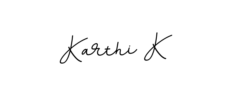 It looks lik you need a new signature style for name Karthi K. Design unique handwritten (BallpointsItalic-DORy9) signature with our free signature maker in just a few clicks. Karthi K signature style 11 images and pictures png