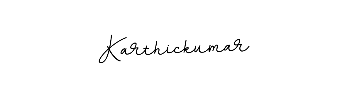 Make a beautiful signature design for name Karthickumar. With this signature (BallpointsItalic-DORy9) style, you can create a handwritten signature for free. Karthickumar signature style 11 images and pictures png