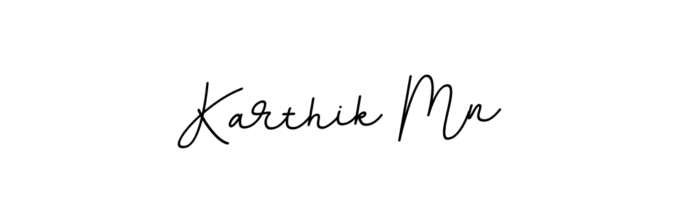 It looks lik you need a new signature style for name Karthik Mn. Design unique handwritten (BallpointsItalic-DORy9) signature with our free signature maker in just a few clicks. Karthik Mn signature style 11 images and pictures png