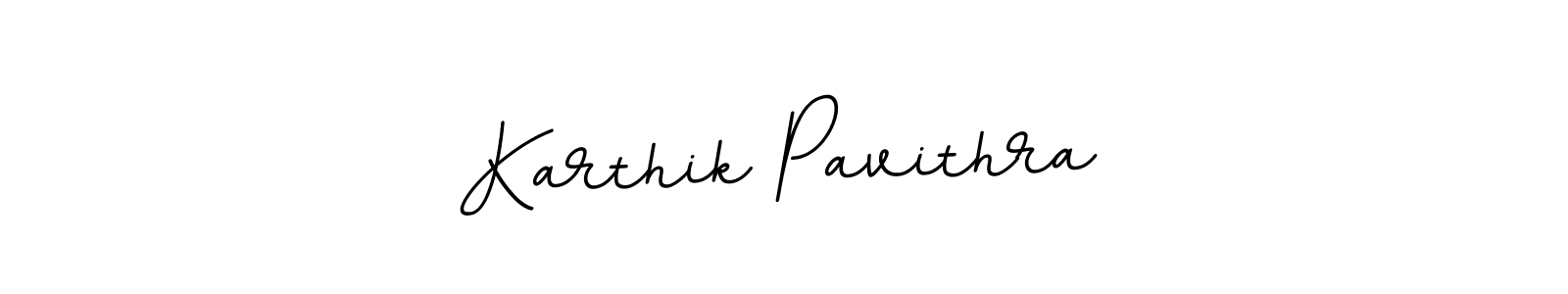 Design your own signature with our free online signature maker. With this signature software, you can create a handwritten (BallpointsItalic-DORy9) signature for name Karthik Pavithra. Karthik Pavithra signature style 11 images and pictures png