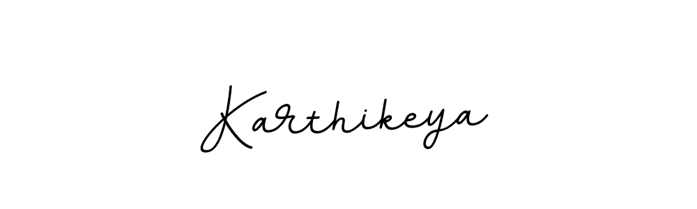 You should practise on your own different ways (BallpointsItalic-DORy9) to write your name (Karthikeya) in signature. don't let someone else do it for you. Karthikeya signature style 11 images and pictures png