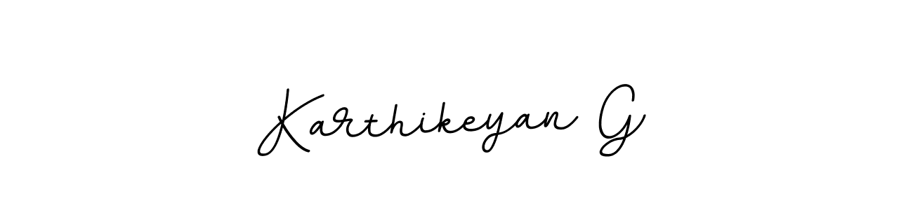 It looks lik you need a new signature style for name Karthikeyan G. Design unique handwritten (BallpointsItalic-DORy9) signature with our free signature maker in just a few clicks. Karthikeyan G signature style 11 images and pictures png