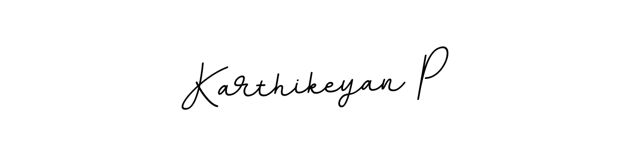Karthikeyan P stylish signature style. Best Handwritten Sign (BallpointsItalic-DORy9) for my name. Handwritten Signature Collection Ideas for my name Karthikeyan P. Karthikeyan P signature style 11 images and pictures png