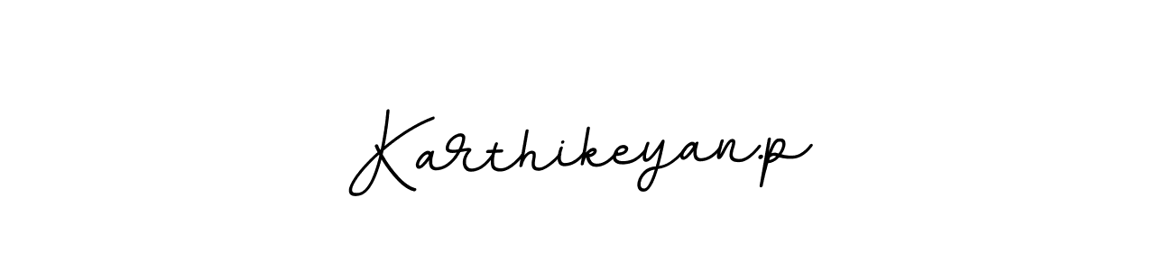 Also we have Karthikeyan.p name is the best signature style. Create professional handwritten signature collection using BallpointsItalic-DORy9 autograph style. Karthikeyan.p signature style 11 images and pictures png