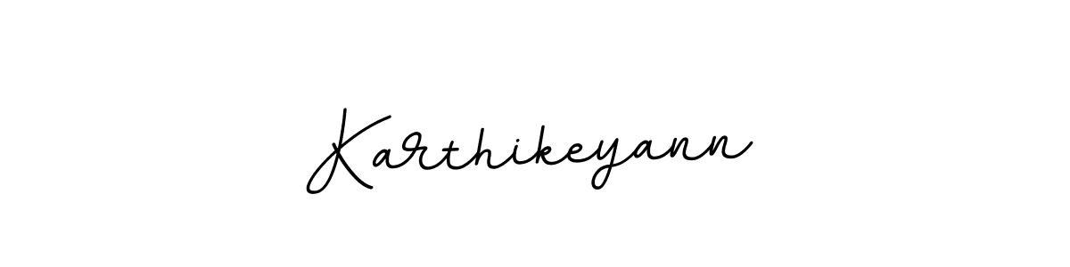 Design your own signature with our free online signature maker. With this signature software, you can create a handwritten (BallpointsItalic-DORy9) signature for name Karthikeyann. Karthikeyann signature style 11 images and pictures png