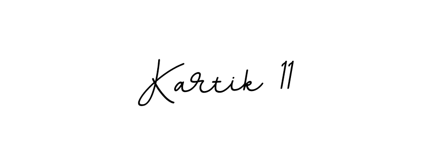 Create a beautiful signature design for name Kartik 11. With this signature (BallpointsItalic-DORy9) fonts, you can make a handwritten signature for free. Kartik 11 signature style 11 images and pictures png