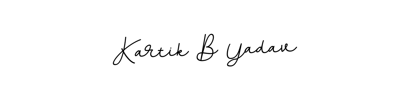 Also You can easily find your signature by using the search form. We will create Kartik B Yadav name handwritten signature images for you free of cost using BallpointsItalic-DORy9 sign style. Kartik B Yadav signature style 11 images and pictures png