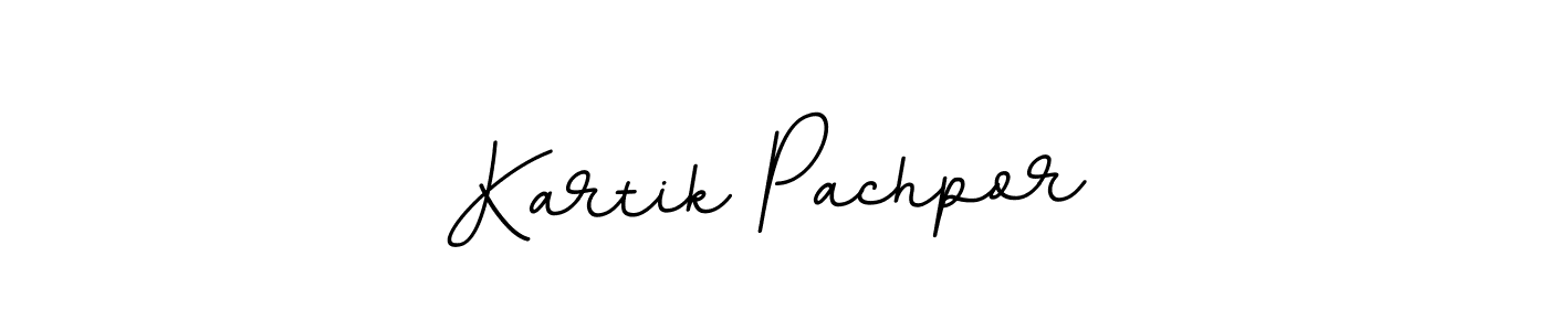 Design your own signature with our free online signature maker. With this signature software, you can create a handwritten (BallpointsItalic-DORy9) signature for name Kartik Pachpor. Kartik Pachpor signature style 11 images and pictures png