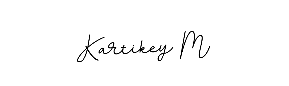 Also we have Kartikey M name is the best signature style. Create professional handwritten signature collection using BallpointsItalic-DORy9 autograph style. Kartikey M signature style 11 images and pictures png