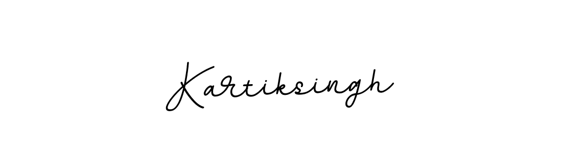 Kartiksingh stylish signature style. Best Handwritten Sign (BallpointsItalic-DORy9) for my name. Handwritten Signature Collection Ideas for my name Kartiksingh. Kartiksingh signature style 11 images and pictures png