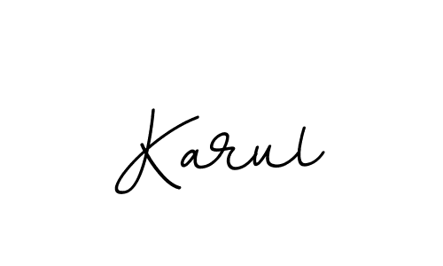 How to Draw Karul signature style? BallpointsItalic-DORy9 is a latest design signature styles for name Karul. Karul signature style 11 images and pictures png