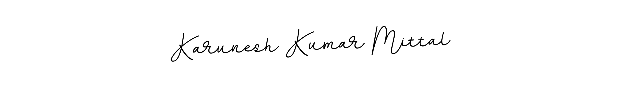 How to make Karunesh Kumar Mittal name signature. Use BallpointsItalic-DORy9 style for creating short signs online. This is the latest handwritten sign. Karunesh Kumar Mittal signature style 11 images and pictures png