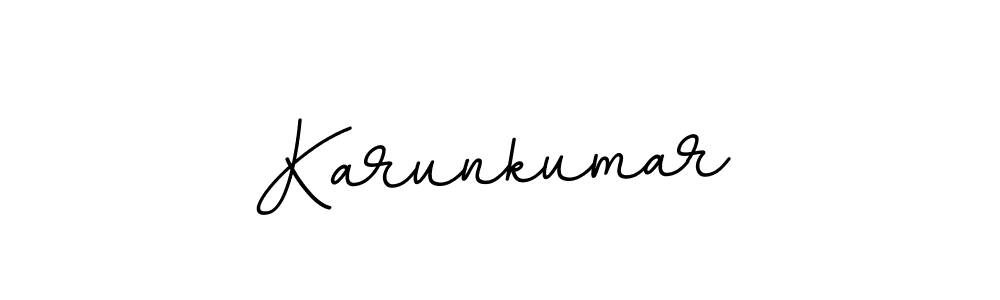 The best way (BallpointsItalic-DORy9) to make a short signature is to pick only two or three words in your name. The name Karunkumar include a total of six letters. For converting this name. Karunkumar signature style 11 images and pictures png