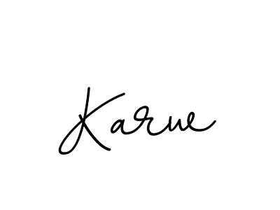 Create a beautiful signature design for name Karw. With this signature (BallpointsItalic-DORy9) fonts, you can make a handwritten signature for free. Karw signature style 11 images and pictures png