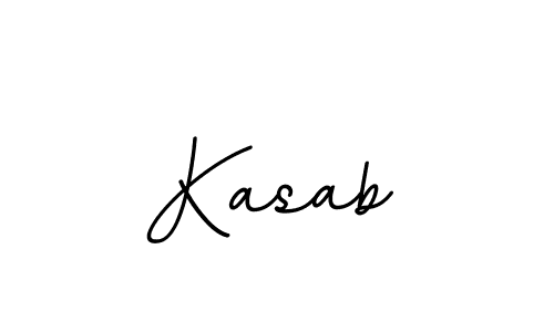 You should practise on your own different ways (BallpointsItalic-DORy9) to write your name (Kasab) in signature. don't let someone else do it for you. Kasab signature style 11 images and pictures png