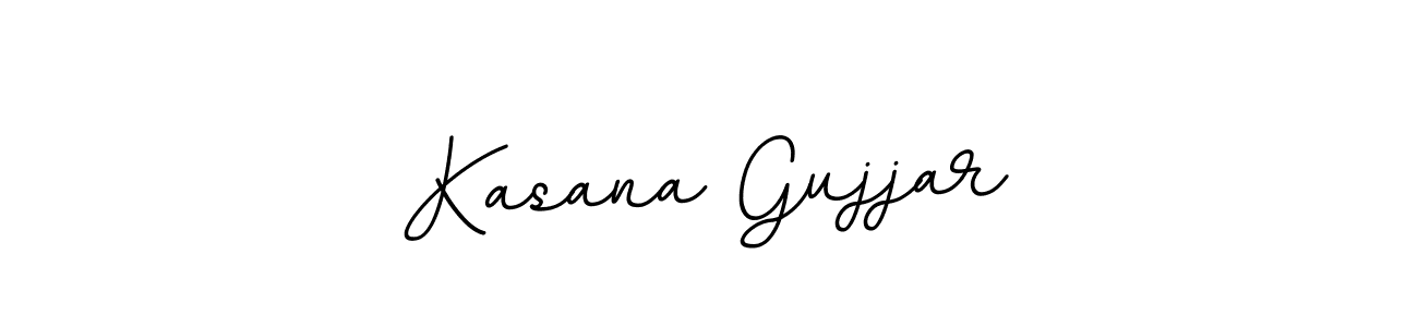 The best way (BallpointsItalic-DORy9) to make a short signature is to pick only two or three words in your name. The name Kasana Gujjar include a total of six letters. For converting this name. Kasana Gujjar signature style 11 images and pictures png